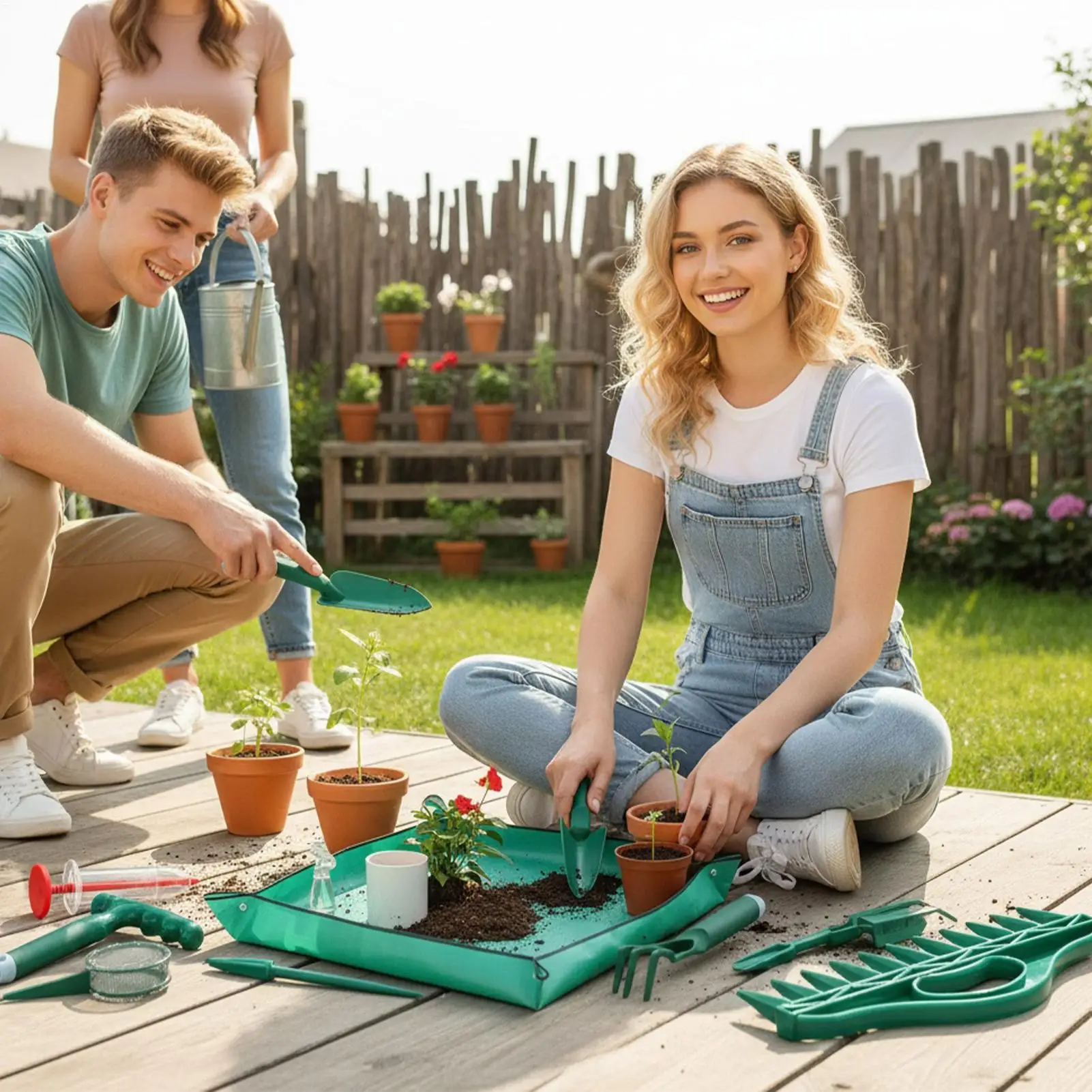 10piece/set Garden Hand Tools Sowing Dispenser Set Plant Repotting Mat for Planting Seedling Vegetable Tomato Pepper Flower Lawn
10piece/set Garden Hand Tools Sowing Dispenser Set Plant Repotting Mat for Planting Seedling Vegetable Tomato Pepper Flower Lawn