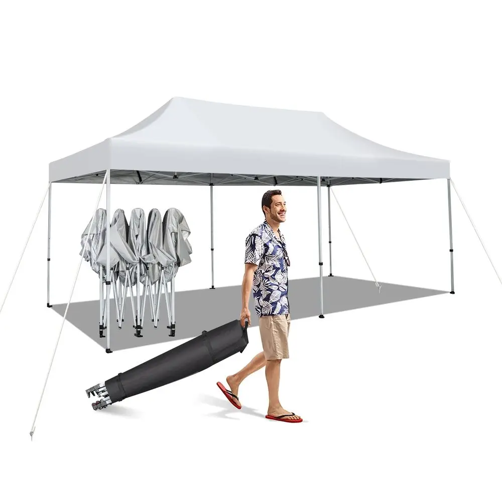 10x20 Ft Pop Canopy, UPF 50 Easy Setup Instant Canopy Tent with 1Push Center Lock, Wheeled Bag, 8 Stakes, 4 Ropes, Outdoor C
10x20 Ft Pop Canopy, UPF 50 Easy Setup Instant Canopy Tent with 1Push Center Lock, Wheeled Bag, 8 Stakes, 4 Ropes, Outdoor C