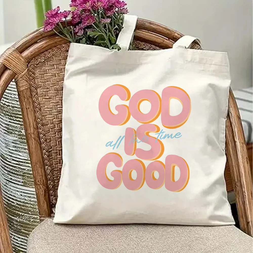 Aesthetic Christian God Is Good Canvas Tote Bag Retro Faith Bible Quote Handbag Church Grocery Shopping School Book Bag Gift
Aesthetic Christian God Is Good Canvas Tote Bag Retro Faith Bible Quote Handbag Church Grocery Shopping School Book Bag Gift