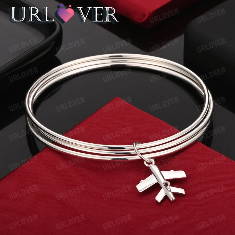 925 Sterling Silver Rotundity Bangle Fashion Charm Jewelry Women Engagement Wedding Party Fine Gift Men Jewelry Accessories
925 Sterling Silver Rotundity Bangle Fashion Charm Jewelry Women Engagement Wedding Party Fine Gift Men Jewelry Accessories