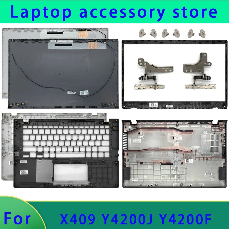 Suitable for X409 Y4200J Y4200F series laptops LCD screen top cover screen frame palm rest bottom shell hinged ABCD keyboard
Suitable for X409 Y4200J Y4200F series laptops LCD screen top cover screen frame palm rest bottom shell hinged ABCD keyboard