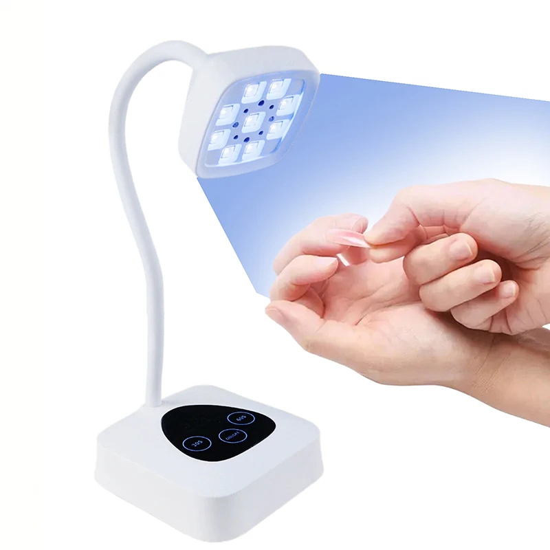 Rechargeable UV LED Nail Dryer Touch Control Auto Sensing 360° Bendable Wireless Nail Lamp
Rechargeable UV LED Nail Dryer Touch Control Auto Sensing 360° Bendable Wireless Nail Lamp