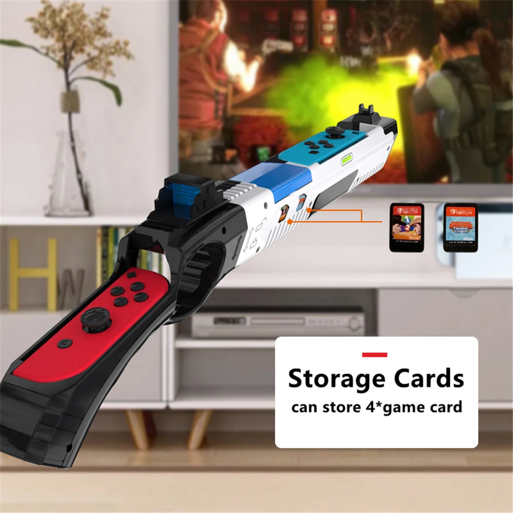 1PC Shooting Game Gun Grips for Switch Stand Holder Somatosensory Gunstock for Switch Accessories
1PC Shooting Game Gun Grips for Switch Stand Holder Somatosensory Gunstock for Switch Accessories