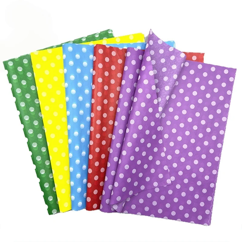 50 Sheets Colorful Dots Sydney Paper Handmade DIY Tissue Paper for Gift Packaging Wrapping Craft Papers
50 Sheets Colorful Dots Sydney Paper Handmade DIY Tissue Paper for Gift Packaging Wrapping Craft Papers