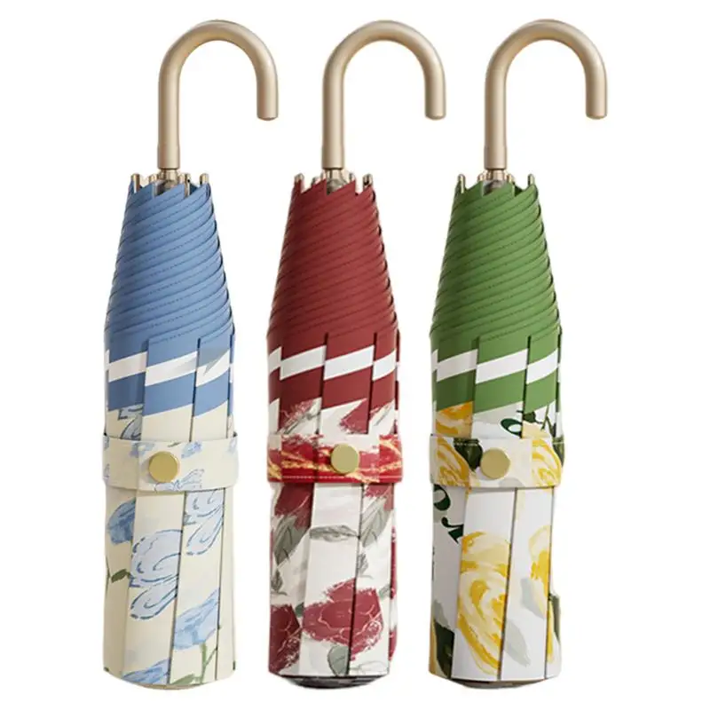 Portable Folding Umbrella Easy To Carry Suitable For Men And Women Windproof Anti-ultraviolets Umbrella For Sunny And Rainy Days
Portable Folding Umbrella Easy To Carry Suitable For Men And Women Windproof Anti-ultraviolets Umbrella For Sunny And Rainy Days