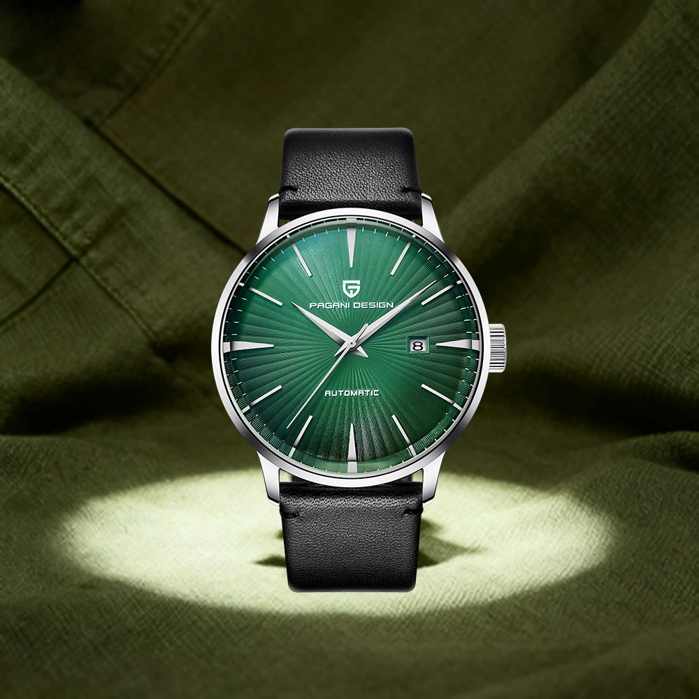PAGANI DESIGN 2026 New Men Automatic Mechanical Watch Premium Minimalist Style Leather Strap Hardlex Mirror 30 Meters Waterproof
PAGANI DESIGN 2026 New Men Automatic Mechanical Watch Premium Minimalist Style Leather Strap Hardlex Mirror 30 Meters Waterproof