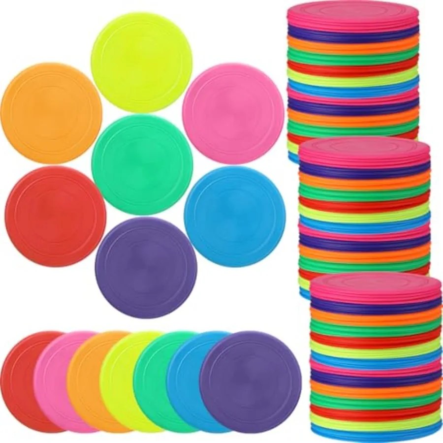 84 Pcs Flying Discs Bulk 7 Inch Flying Discs for Dogs Outdoor Game Toy Kindergarten Teaching Soft Rubber Flyer Disc for Adults
84 Pcs Flying Discs Bulk 7 Inch Flying Discs for Dogs Outdoor Game Toy Kindergarten Teaching Soft Rubber Flyer Disc for Adults
