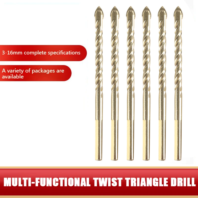 10Pcs Twists Triangle Drill Straight Shank Carbide Twists Drill Bit Hand Electric Drill Ceramic Tile Glass Drill Wholesale
10Pcs Twists Triangle Drill Straight Shank Carbide Twists Drill Bit Hand Electric Drill Ceramic Tile Glass Drill Wholesale