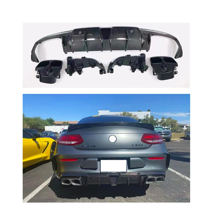 Real Carbon Fiber for BBS Style Wet Lip Bodykit Rear Bumper Lip for Mercedes C-Class W205 Coupe Version
Real Carbon Fiber for BBS Style Wet Lip Bodykit Rear Bumper Lip for Mercedes C-Class W205 Coupe Version