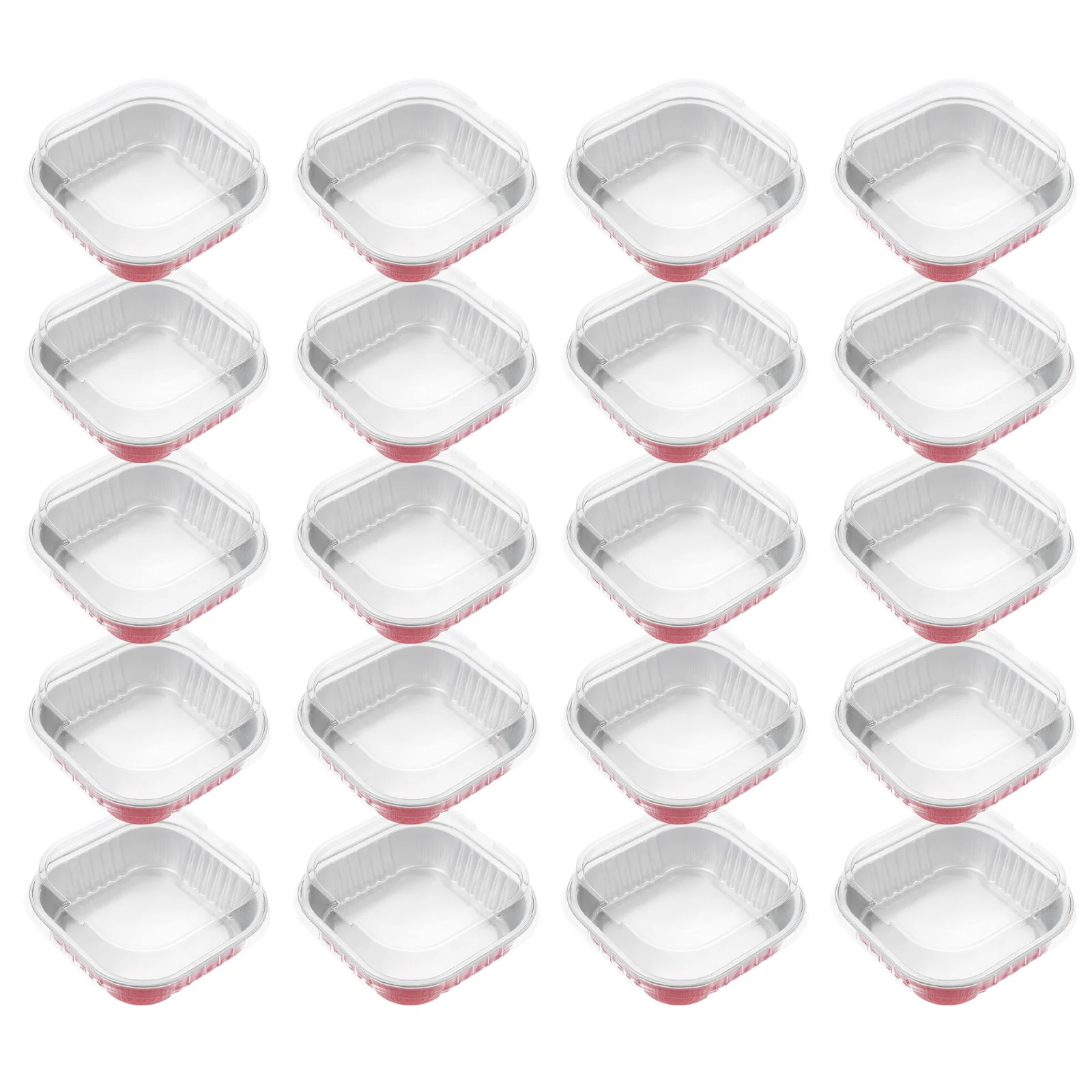 20 set Baking Boxes Square Pudding Cups Premium Food Grade Non-Stick Easy Clean Household Dessert Containers For Jelly Cake
20 set Baking Boxes Square Pudding Cups Premium Food Grade Non-Stick Easy Clean Household Dessert Containers For Jelly Cake