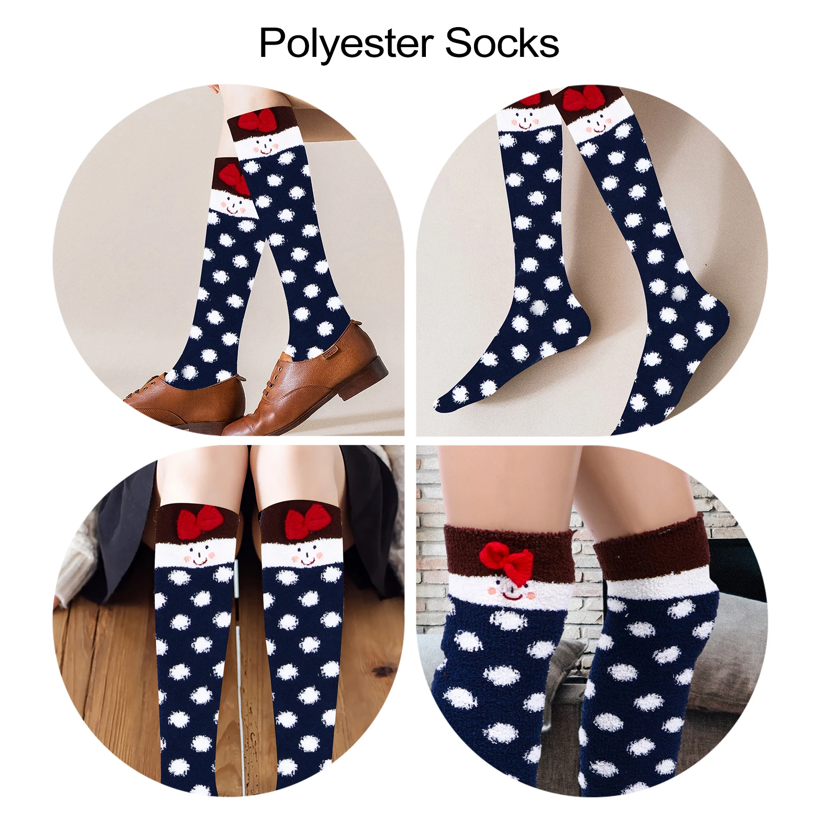 Warm Round Dot Stocking Girls Long Tube Socks Cozy Leg Warmers For Winter Thermal Boot Hiking Fashion Socks For Daily
Warm Round Dot Stocking Girls Long Tube Socks Cozy Leg Warmers For Winter Thermal Boot Hiking Fashion Socks For Daily