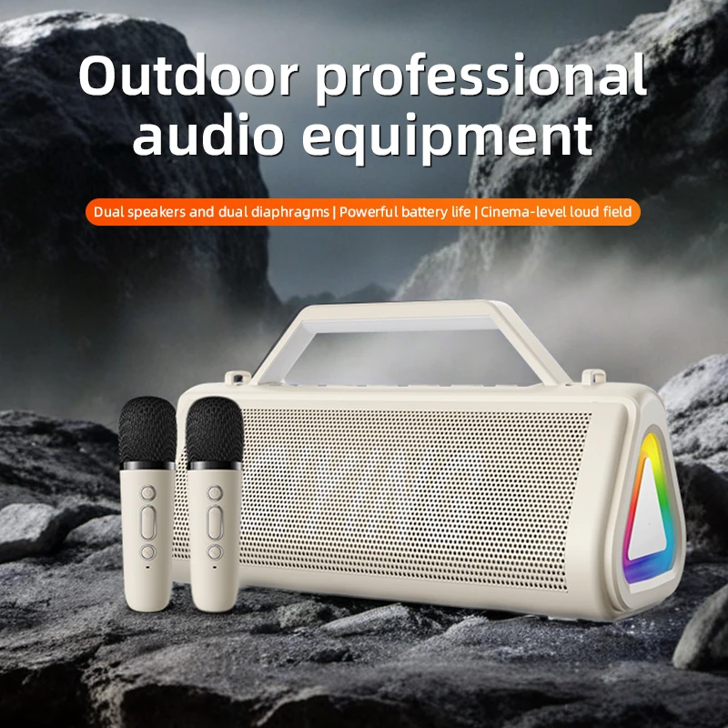 Караоке-машина с двумя беспроводными микрофонами, портативный Bluetooth-динамик для взрослых и детей, перезаряжаемая PA-система для вечеринки
Караоке-машина с двумя беспроводными микрофонами, портативный Bluetooth-динамик для взрослых и детей, перезаряжаемая PA-система для вечеринки