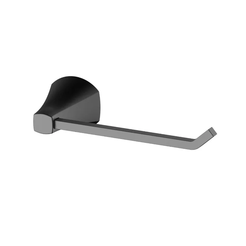 Simple Flare Style Wall Mount Toilet Paper Holder Matte Black Finish
Simple Flare Style Wall Mount Toilet Paper Holder Matte Black Finish