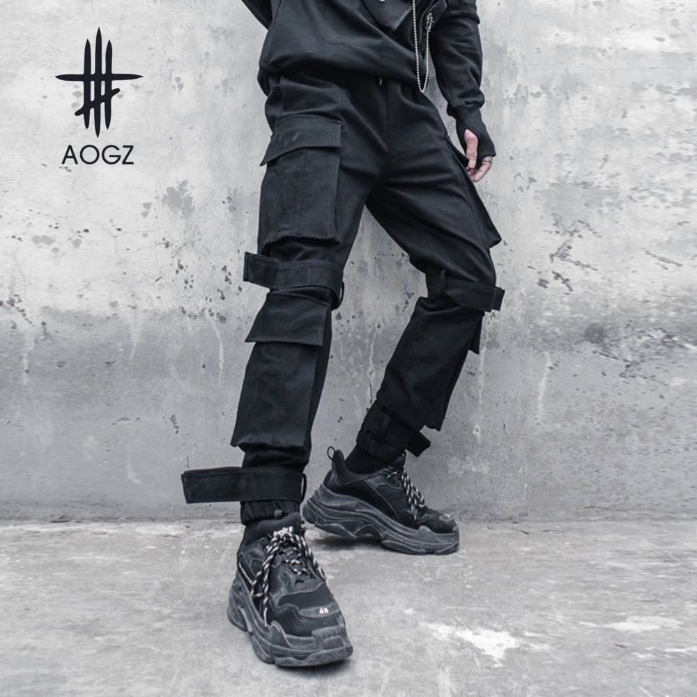 AOGZ Techwear Multi Pockets Straps Cargo Pants Tactical Pants Men Casual Joggers Harajuku Fashion Trousers Sweatpants Streetwear
AOGZ Techwear Multi Pockets Straps Cargo Pants Tactical Pants Men Casual Joggers Harajuku Fashion Trousers Sweatpants Streetwear