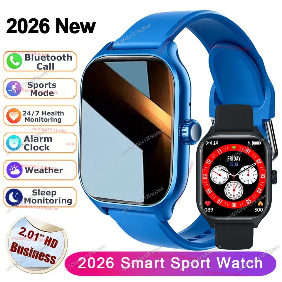 2026 New Smart Watch Bluetooth Talking Blood Oxygen/Blood Pressure Monitor Waterproof SmartWatch for Women Men Holiday Gift Ma27
2026 New Smart Watch Bluetooth Talking Blood Oxygen/Blood Pressure Monitor Waterproof SmartWatch for Women Men Holiday Gift Ma27
