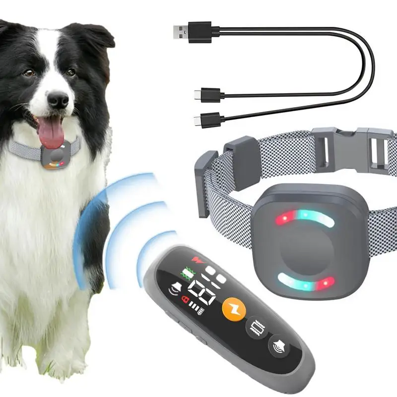 Shock Collar For Dogs Waterproof Bark Training Collar With 4 Training Modes Pet Supplies For Dogs Anti-Bark Training In The
Shock Collar For Dogs Waterproof Bark Training Collar With 4 Training Modes Pet Supplies For Dogs Anti-Bark Training In The