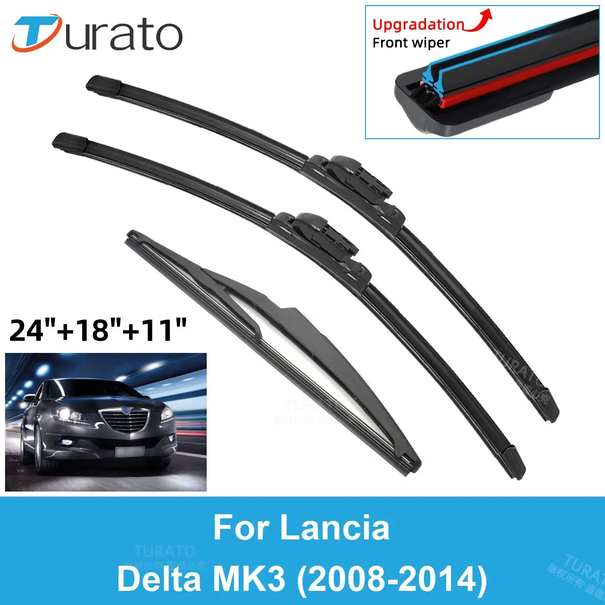 Щетки стеклоочистителя для 2008-2014 Lancia Delta MK3, 3 шт., стеклоочистители для заднего стекла, двойные резиновые автомобильные аксессуары 2011 2012 2013 2014
Щетки стеклоочистителя для 2008-2014 Lancia Delta MK3, 3 шт., стеклоочистители для заднего стекла, двойные резиновые автомобильные аксессуары 2011 2012 2013 2014