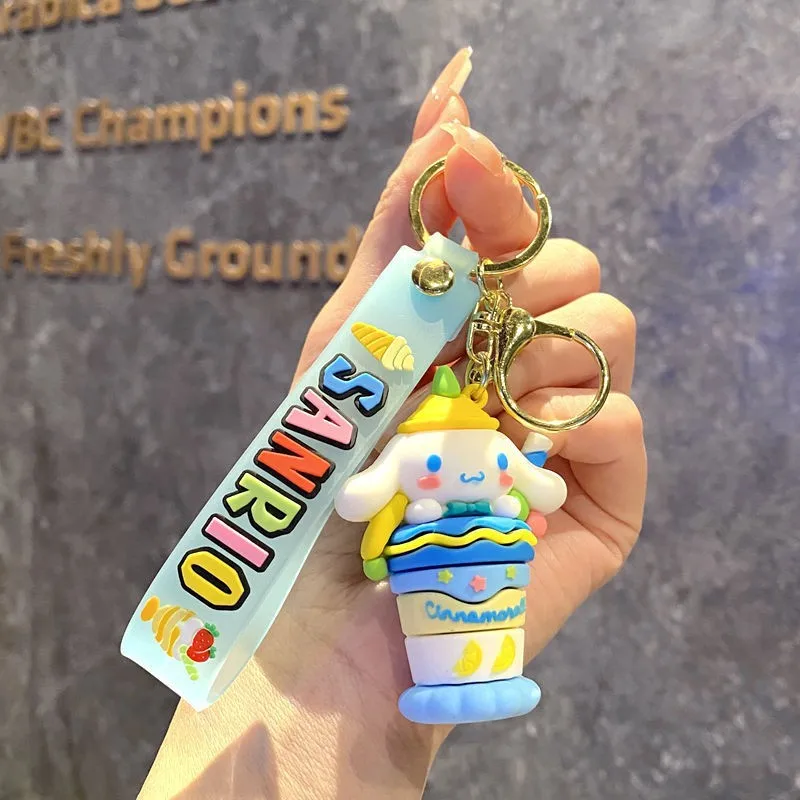 Cinnamoroll Space Themed Keychain Set Cute Cartoon 3D Character Keychains With Rocket Planet Moon Star Accents And Blue Glitter
Cinnamoroll Space Themed Keychain Set Cute Cartoon 3D Character Keychains With Rocket Planet Moon Star Accents And Blue Glitter