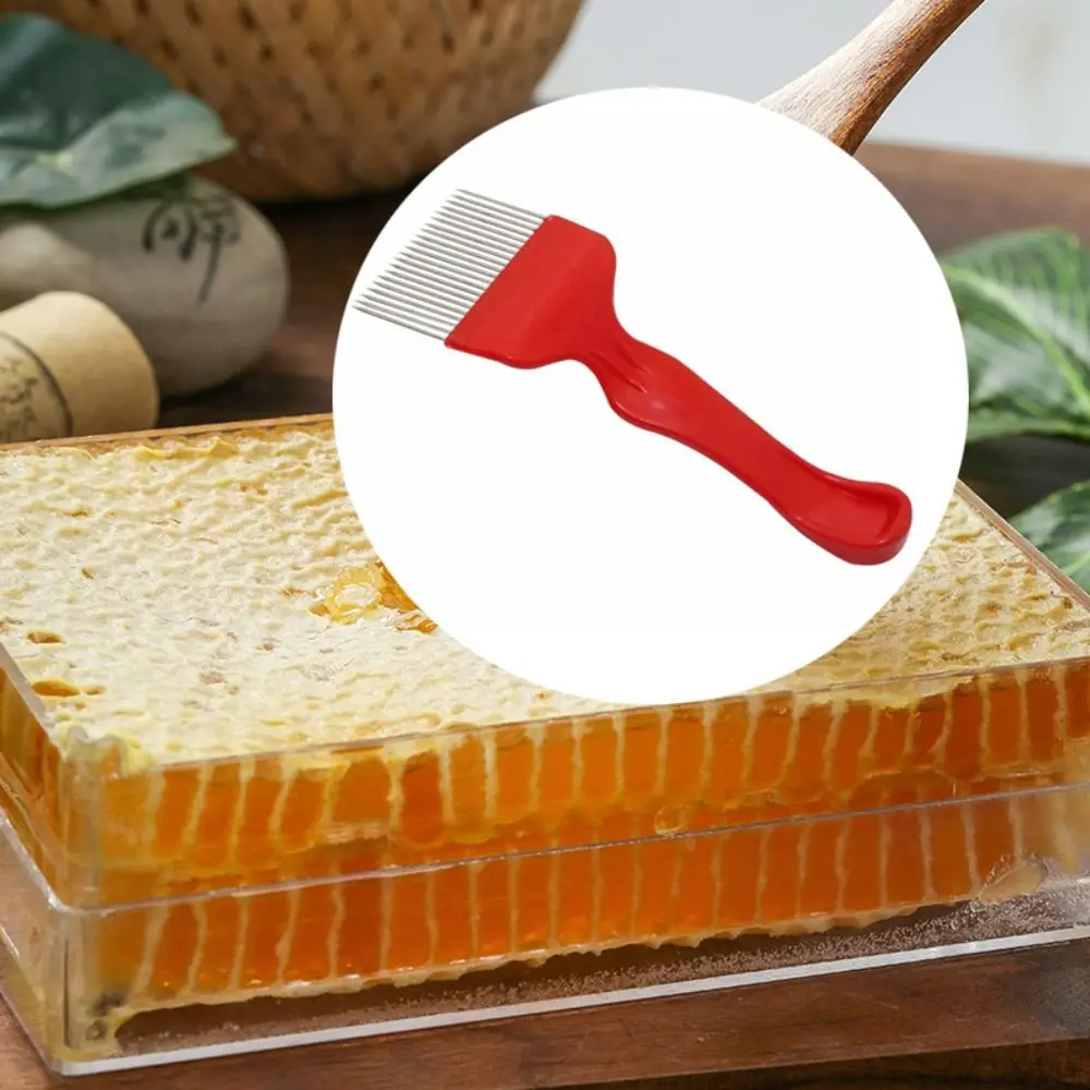 18/21 Pin Bee Honey Fork Stainless Steel Plastic Handle Honey Scratcher Yellow/Red/ Straight Needles Honey Scraper Honeycomb
18/21 Pin Bee Honey Fork Stainless Steel Plastic Handle Honey Scratcher Yellow/Red/ Straight Needles Honey Scraper Honeycomb