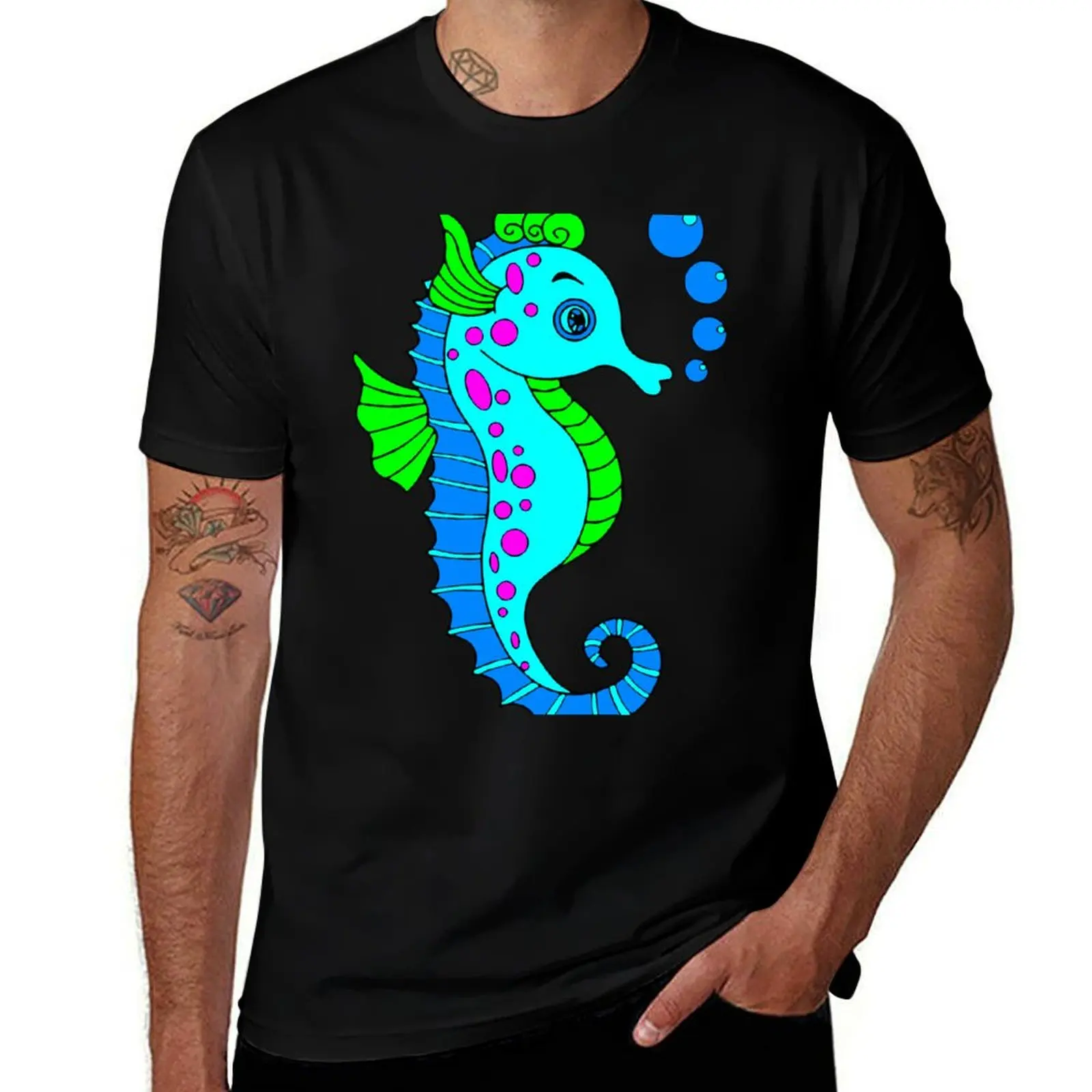 Seahorse Cartoon T-Shirt new gifts and t-shirts vintage clothes T-shirts man slim fit t shirts for men
Seahorse Cartoon T-Shirt new gifts and t-shirts vintage clothes T-shirts man slim fit t shirts for men