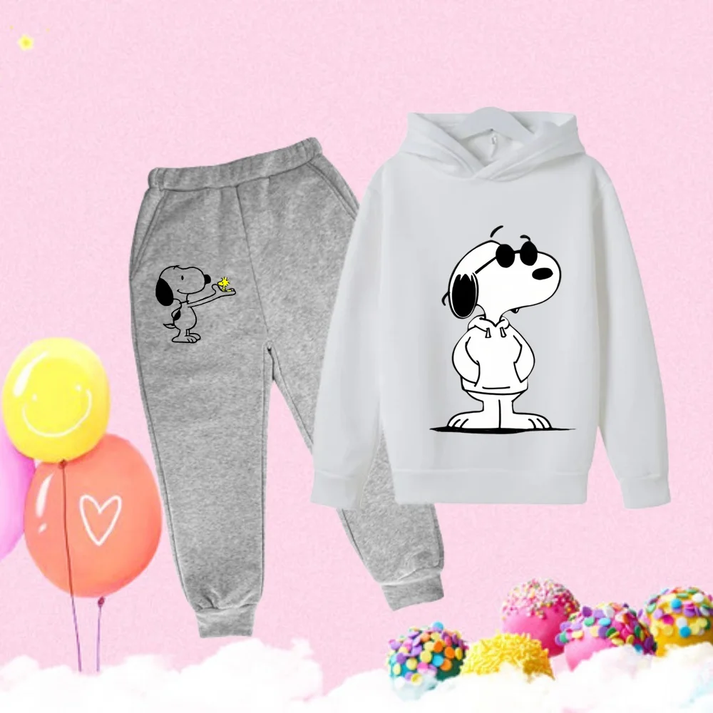 New Boy Girls Fashion Trend Cartoon Pattern Spring Autumn Hoodie + Sweatpants Suit Hooded Sweatshirt Printing Children Clothi
New Boy Girls Fashion Trend Cartoon Pattern Spring Autumn Hoodie + Sweatpants Suit Hooded Sweatshirt Printing Children Clothi