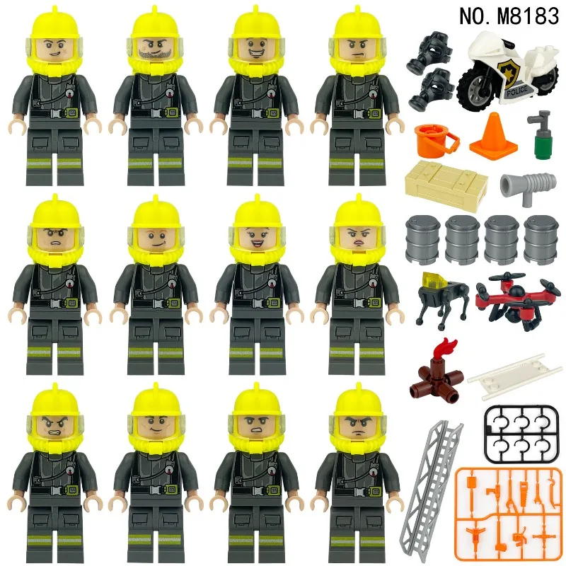 M8253 BlueSky FireRescue Team Figure cross-border wholesale stretcher wheel children assemble small particle building block toys
M8253 BlueSky FireRescue Team Figure cross-border wholesale stretcher wheel children assemble small particle building block toys