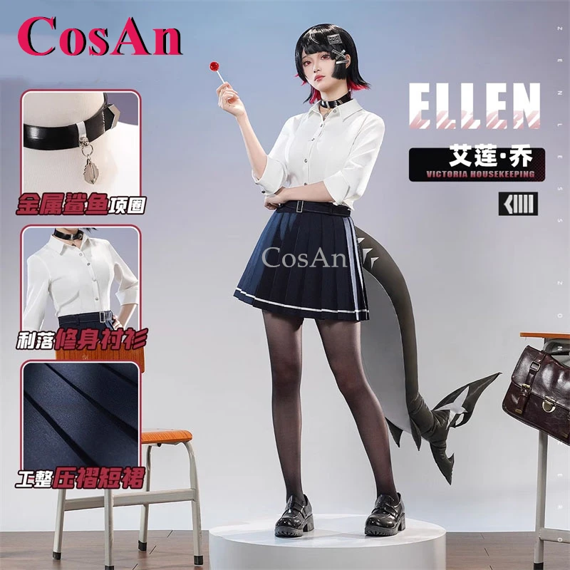 CosAn Game Zenless Zone Zero Ellen Joe Cosplay Costumes Sweet Lovely Daily Wear Uniforms Halloween Party Role Play Clothing New
CosAn Game Zenless Zone Zero Ellen Joe Cosplay Costumes Sweet Lovely Daily Wear Uniforms Halloween Party Role Play Clothing New