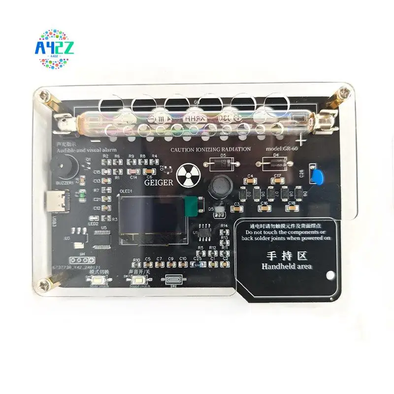 A42Z-Geiger Counter Kit Module With Sound Light Alarm Radiation Tester DIY Geiger Counter Kit DIY Geiger Counter Board
A42Z-Geiger Counter Kit Module With Sound Light Alarm Radiation Tester DIY Geiger Counter Kit DIY Geiger Counter Board