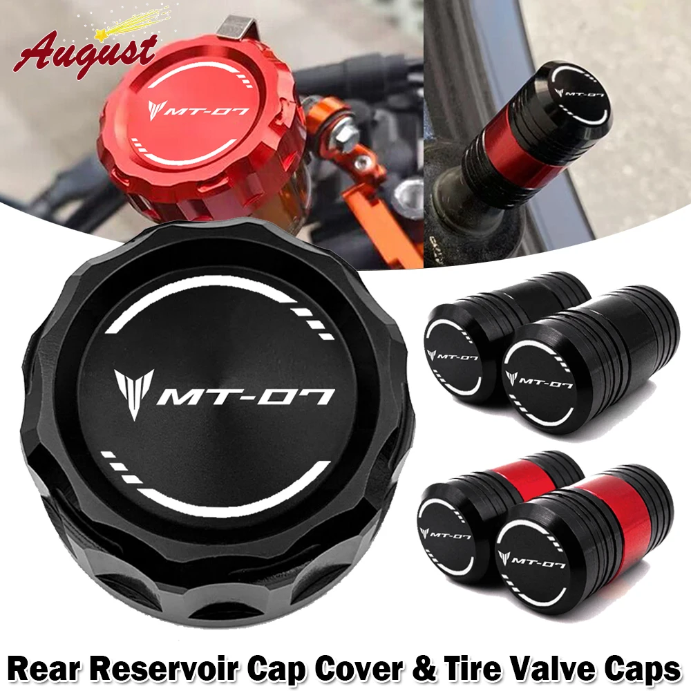 NEW For Yamaha MT07 MT 07 FZ07 2014-2020 2021 2022 2023 Motorcycle CNC Rear Brake Tank Cap and Tire Valve Caps
NEW For Yamaha MT07 MT 07 FZ07 2014-2020 2021 2022 2023 Motorcycle CNC Rear Brake Tank Cap and Tire Valve Caps