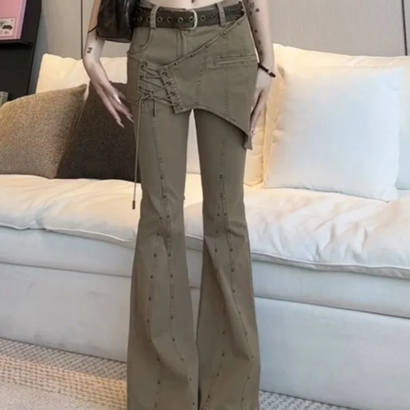 Женские черные готические мешковатые джинсы в стиле Харадзюку, джинсовые брюки большого размера, японский стиль 2000-х годов Y2k 2025, винтажные джинсовые брюки, мусорная одежда
Женские черные готические мешковатые джинсы в стиле Харадзюку, джинсовые брюки большого размера, японский стиль 2000-х годов Y2k 2025, винтажные джинсовые брюки, мусорная одежда