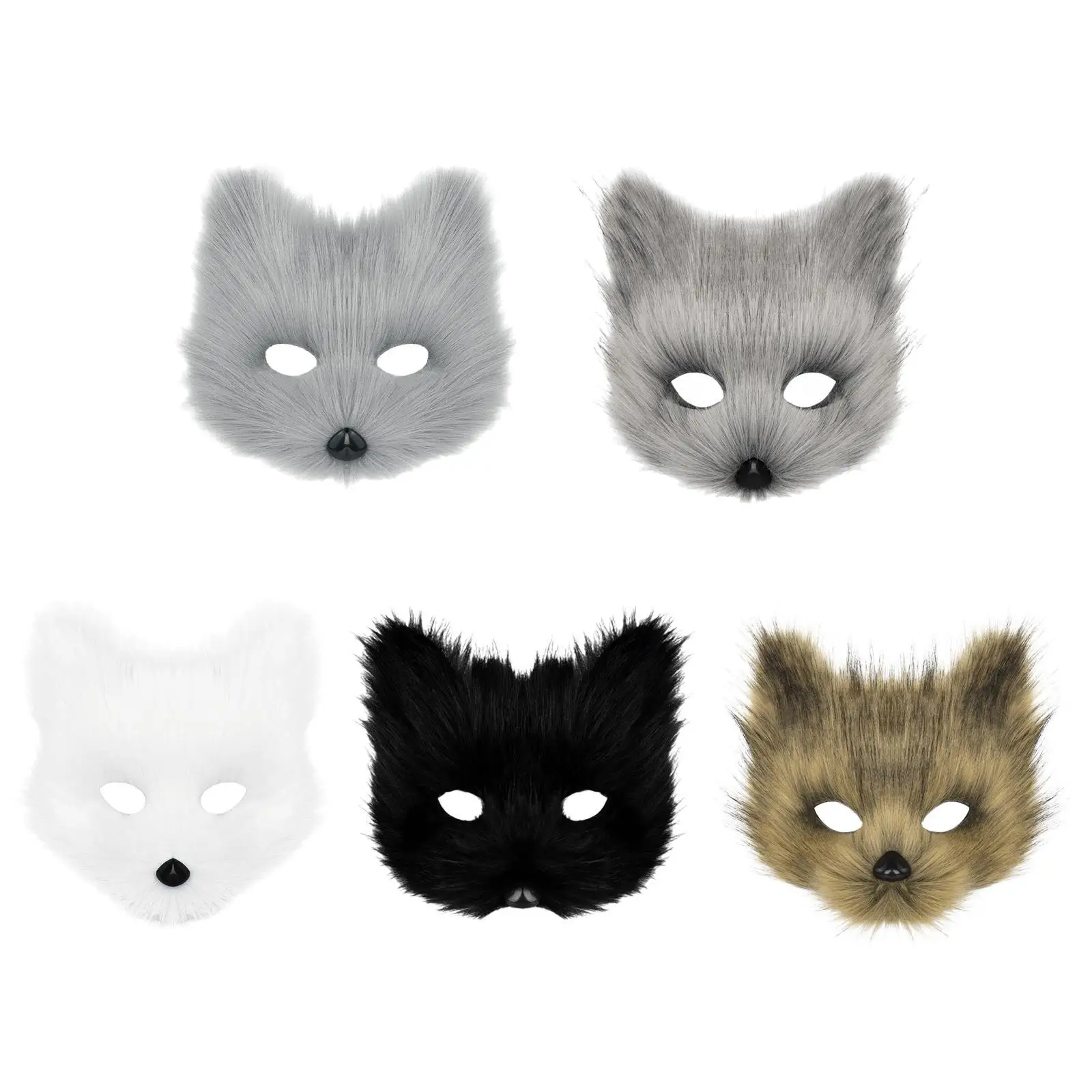 Plush Fox Mask Dress up Halloween Costume Mask for Night Club Masquerade Holiday
Plush Fox Mask Dress up Halloween Costume Mask for Night Club Masquerade Holiday