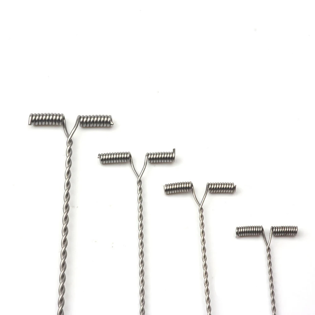 Practical Balance Hook Arms Fishing Wire Swivel Silver Twisted Fishing Wire Swivel 100pcs Per Pack T-shape Connector
Practical Balance Hook Arms Fishing Wire Swivel Silver Twisted Fishing Wire Swivel 100pcs Per Pack T-shape Connector