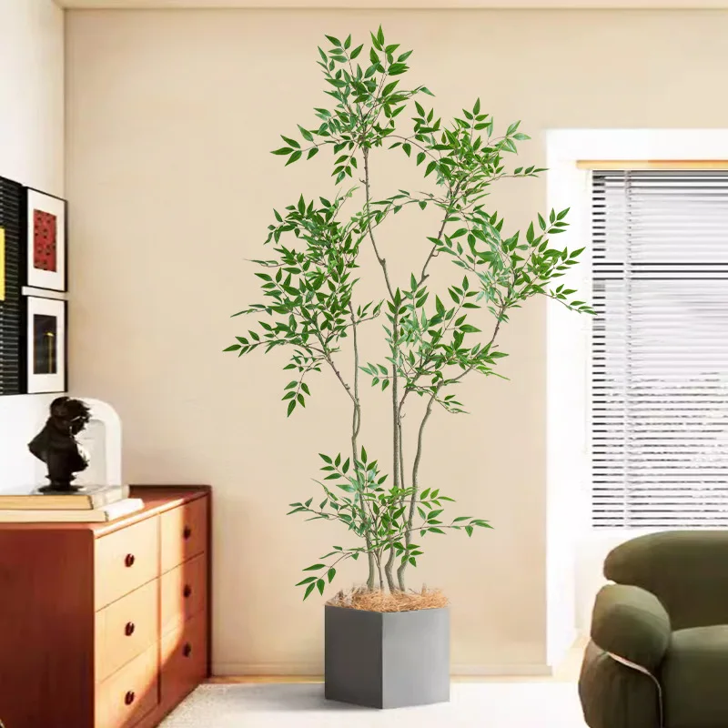 Simulation green plant Nantian bamboo living room potted plant indoor high-end light luxury decorative flower bionic plant fake
Simulation green plant Nantian bamboo living room potted plant indoor high-end light luxury decorative flower bionic plant fake