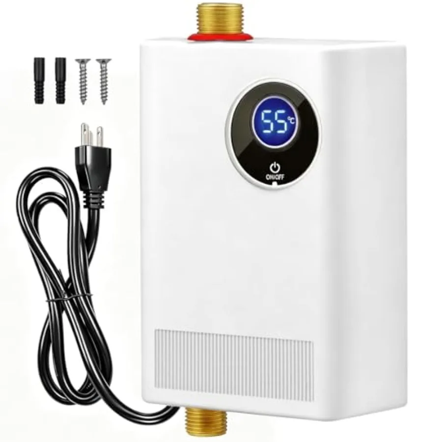 Tankless Water Heater Electric 110V, 3000W Instant Water Heater Under Sink, On Demand Hot Water Heater Electric with Digital Di
Tankless Water Heater Electric 110V, 3000W Instant Water Heater Under Sink, On Demand Hot Water Heater Electric with Digital Di