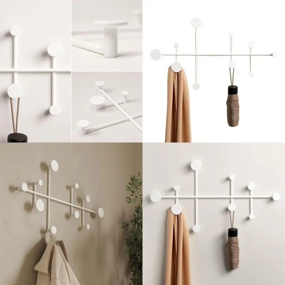Изящная настенная вешалка для одежды в белом цвете, в стиле Берлина | Современные минималистичные металлические крючки для хранения
Изящная настенная вешалка для одежды в белом цвете, в стиле Берлина | Современные минималистичные металлические крючки для хранения