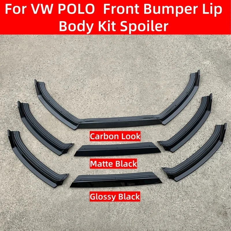 For VW POLO Car Front Bumper Splitter Lip Diffuser Spoiler Cover Lower Splitter Blade Guard BodyKit2011-2013 2014-2018 2019-2021
For VW POLO Car Front Bumper Splitter Lip Diffuser Spoiler Cover Lower Splitter Blade Guard BodyKit2011-2013 2014-2018 2019-2021