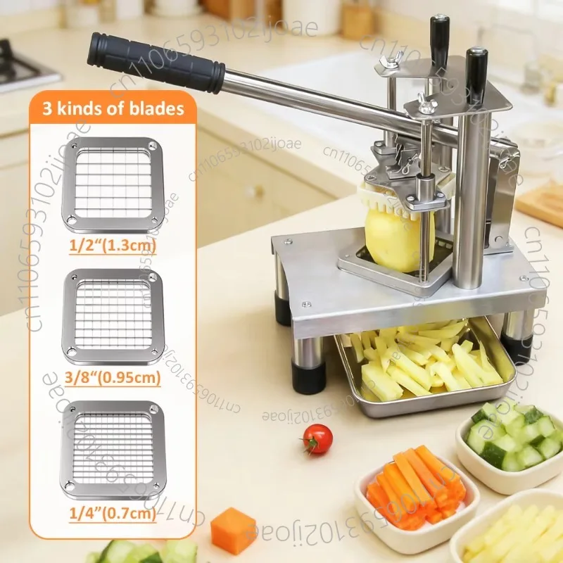Easy to clean and easy to use Household French fries cutter 304 stainless steel blade Washable Manual potato slicer Kitchen
Easy to clean and easy to use Household French fries cutter 304 stainless steel blade Washable Manual potato slicer Kitchen