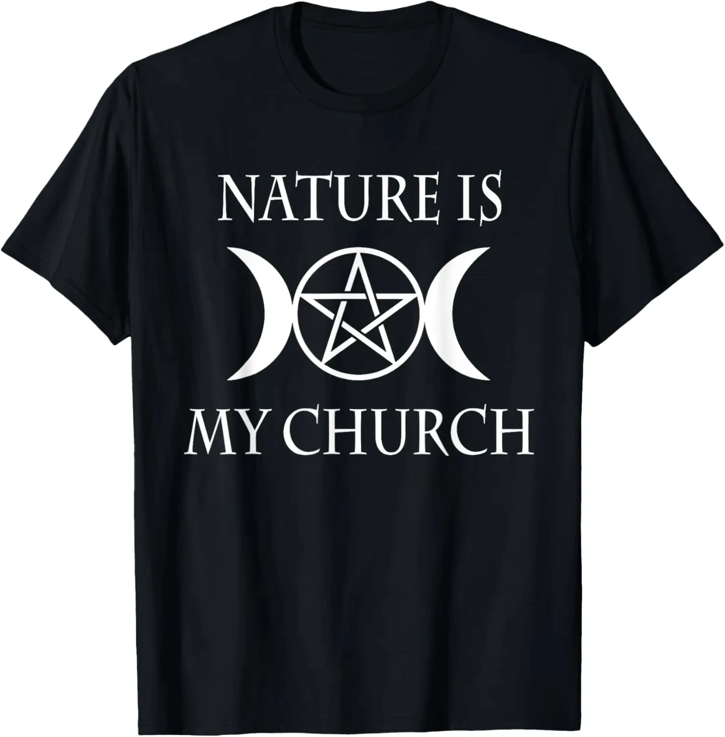 Wiccan Pentacle March Goddess - Nature Is My Church 2025 Summer Crew-neck Printed Graphic T-shirt for Men and Women
Wiccan Pentacle March Goddess - Nature Is My Church 2025 Summer Crew-neck Printed Graphic T-shirt for Men and Women