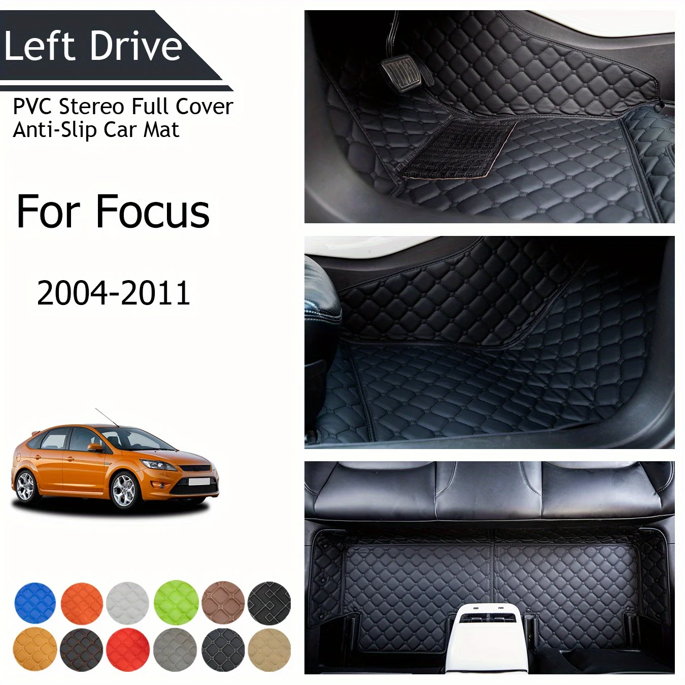 TEGART 【LHD】For Ford For Focus 2004-2011 Three Layer PVC Stereo Full Cover Anti-Slip Car Mat Car Floor Mats Car Accessories
TEGART 【LHD】For Ford For Focus 2004-2011 Three Layer PVC Stereo Full Cover Anti-Slip Car Mat Car Floor Mats Car Accessories