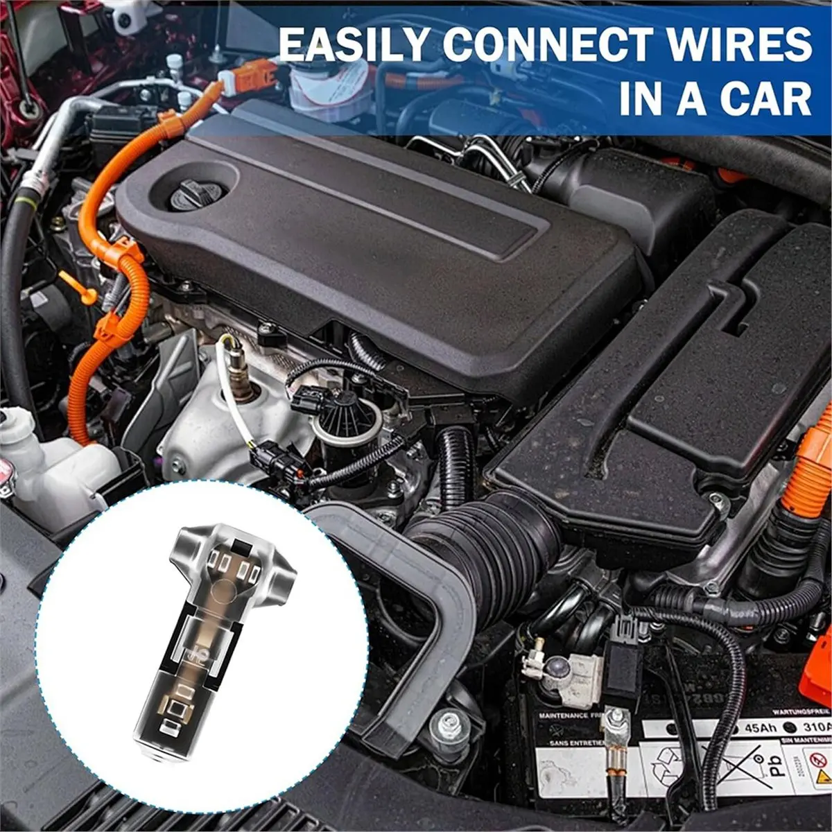 20pcs T Tap Wire Connectors3-Way 1-Pin Quick Splice for 22-20 AWG, Automotive & LED Applications
20pcs T Tap Wire Connectors3-Way 1-Pin Quick Splice for 22-20 AWG, Automotive & LED Applications
