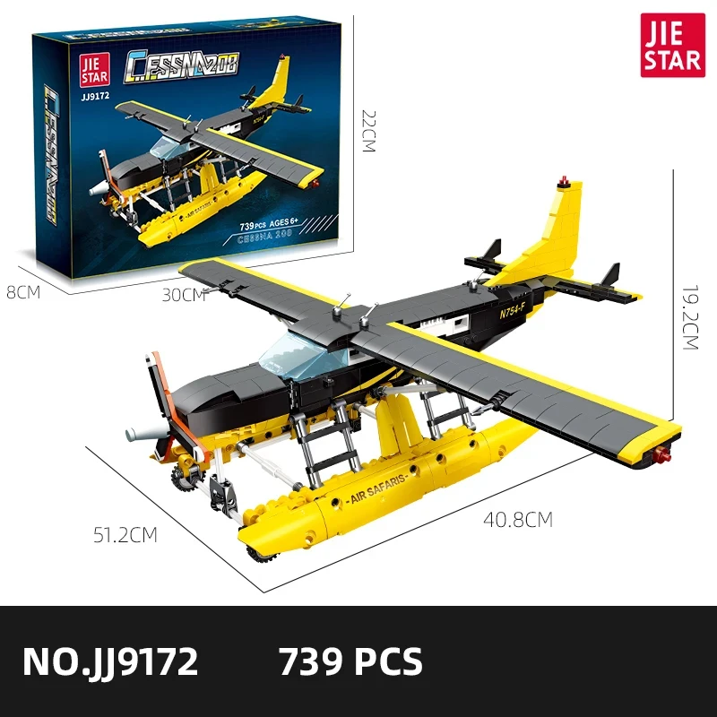 739PCS Safari Seaplane Building Blocks Set, Classic Bush Plane Model Kit, Aviation, Assembl adult toy
739PCS Safari Seaplane Building Blocks Set, Classic Bush Plane Model Kit, Aviation, Assembl adult toy