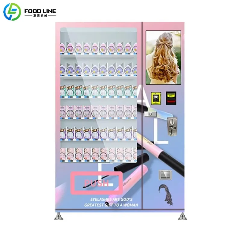 Modern Smart Touch Screen Vending Machine False Eyelashes Vending Machine Portable Makeup Vending Unit Support Customized
Modern Smart Touch Screen Vending Machine False Eyelashes Vending Machine Portable Makeup Vending Unit Support Customized