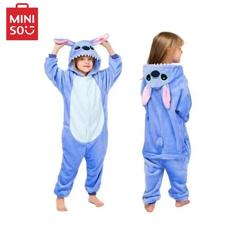Disney Lilo & Stitch Pajama Children Cartoon Plush Kigurumi Onesies Winter Warm Clothes for Boys Girls Christmas Gifts Oneises
Disney Lilo & Stitch Pajama Children Cartoon Plush Kigurumi Onesies Winter Warm Clothes for Boys Girls Christmas Gifts Oneises