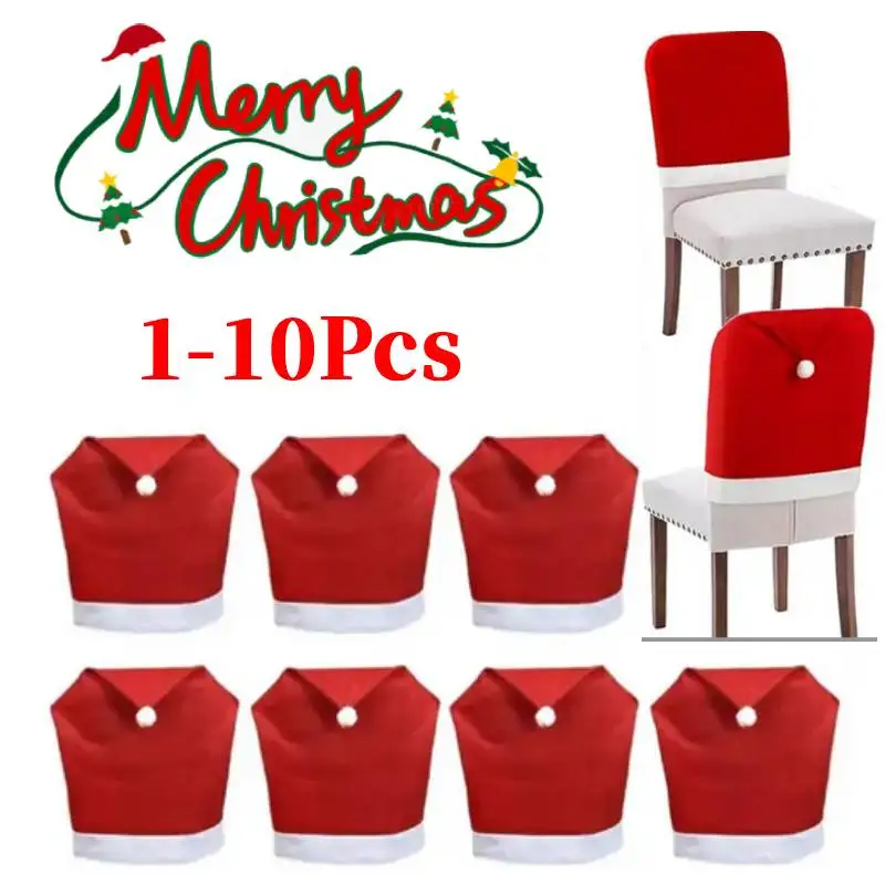 1-10Pcs Christmas Chair Cover Red Non-woven Chair Cover Christmas Table Decor Dining Chair Cover Christmas Party Party Supplies
1-10Pcs Christmas Chair Cover Red Non-woven Chair Cover Christmas Table Decor Dining Chair Cover Christmas Party Party Supplies