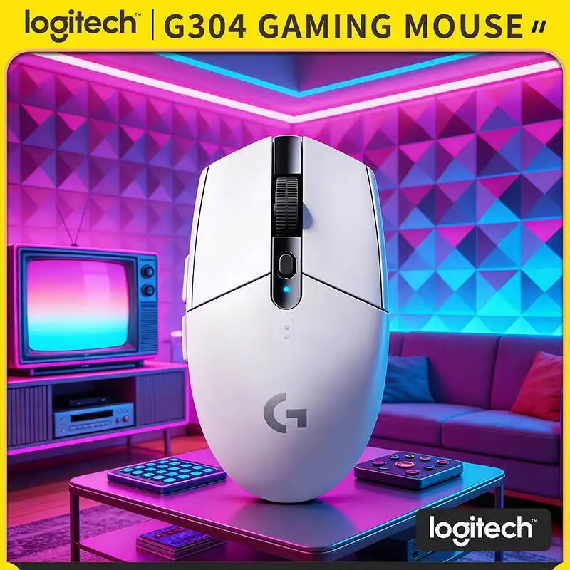 Беспроводная мышь Logitech G304 для геймеров ПК, сенсор HERO 12000 DPI, 6 программируемых кнопок, 250 часов автономной работы
Беспроводная мышь Logitech G304 для геймеров ПК, сенсор HERO 12000 DPI, 6 программируемых кнопок, 250 часов автономной работы