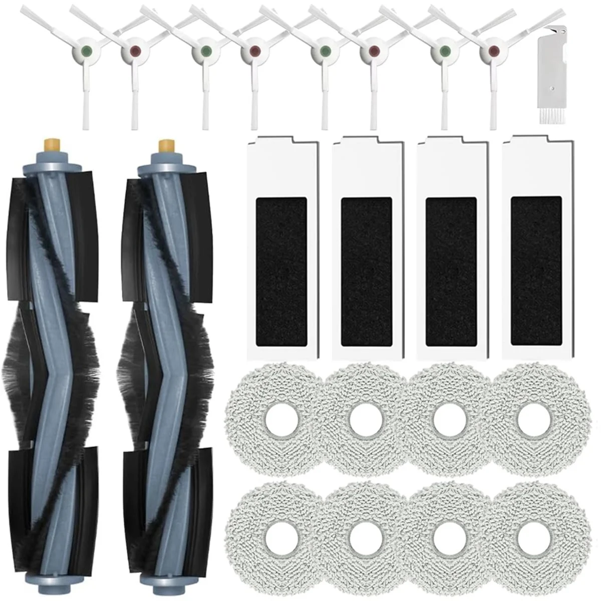 Accessory Set for Ecovacs Deebot T20E Omni/T20 Omni,Roller Brush Filter, Robot Vacuum Cleaner Replacement Parts
Accessory Set for Ecovacs Deebot T20E Omni/T20 Omni,Roller Brush Filter, Robot Vacuum Cleaner Replacement Parts