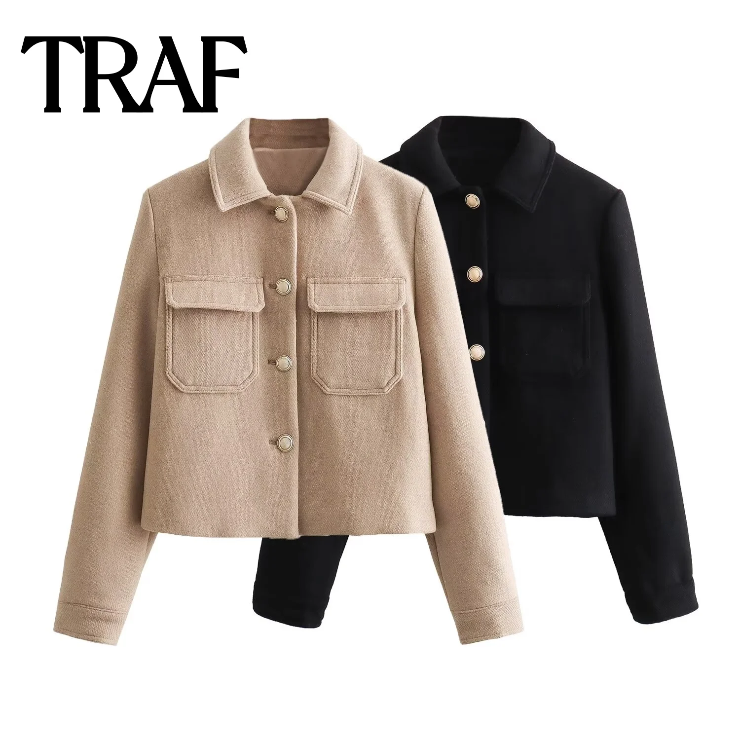 TRAF Women's Autumn New Collection 2025 Old Money Wind Coat Flip Bag Single Row Metal Button Flip Collar Jacket Coat
TRAF Women's Autumn New Collection 2025 Old Money Wind Coat Flip Bag Single Row Metal Button Flip Collar Jacket Coat