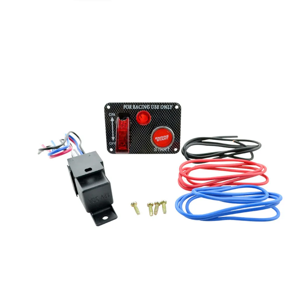 Engine Start Switch Red LED Toggle Black Cover Pre Drilled Holes Car Ignition Panel Racing Vehicle Boat Power Shut Off Instant
Engine Start Switch Red LED Toggle Black Cover Pre Drilled Holes Car Ignition Panel Racing Vehicle Boat Power Shut Off Instant