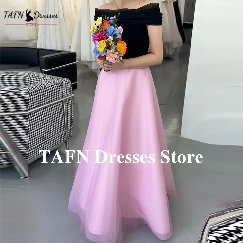 TAFN Pink Strapless Evening Dresses A-line Off the Shoulder Korea Wedding Reception Dresses Elegant Bridal Gown Customized
TAFN Pink Strapless Evening Dresses A-line Off the Shoulder Korea Wedding Reception Dresses Elegant Bridal Gown Customized