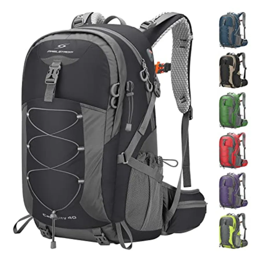 Hiking Backpack, Camping Backpack, Waterproof Hiking Daypack with Rain Cover, Lightweight Travel Backpack, Black
Hiking Backpack, Camping Backpack, Waterproof Hiking Daypack with Rain Cover, Lightweight Travel Backpack, Black